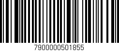 Código de barras (EAN, GTIN, SKU, ISBN): '7900000501855'