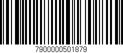 Código de barras (EAN, GTIN, SKU, ISBN): '7900000501879'