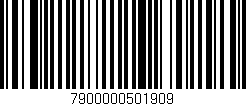 Código de barras (EAN, GTIN, SKU, ISBN): '7900000501909'