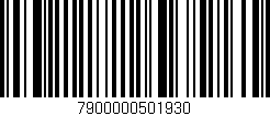 Código de barras (EAN, GTIN, SKU, ISBN): '7900000501930'