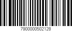 Código de barras (EAN, GTIN, SKU, ISBN): '7900000502128'