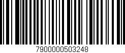 Código de barras (EAN, GTIN, SKU, ISBN): '7900000503248'