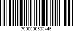 Código de barras (EAN, GTIN, SKU, ISBN): '7900000503446'