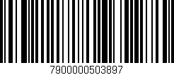 Código de barras (EAN, GTIN, SKU, ISBN): '7900000503897'