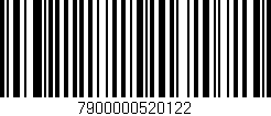 Código de barras (EAN, GTIN, SKU, ISBN): '7900000520122'