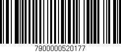 Código de barras (EAN, GTIN, SKU, ISBN): '7900000520177'