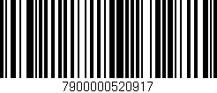 Código de barras (EAN, GTIN, SKU, ISBN): '7900000520917'