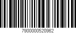 Código de barras (EAN, GTIN, SKU, ISBN): '7900000520962'