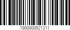 Código de barras (EAN, GTIN, SKU, ISBN): '7900000521211'