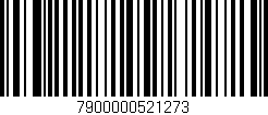 Código de barras (EAN, GTIN, SKU, ISBN): '7900000521273'