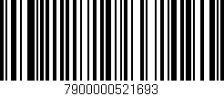 Código de barras (EAN, GTIN, SKU, ISBN): '7900000521693'