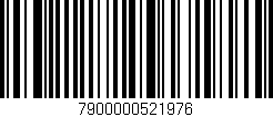 Código de barras (EAN, GTIN, SKU, ISBN): '7900000521976'