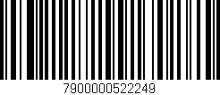 Código de barras (EAN, GTIN, SKU, ISBN): '7900000522249'