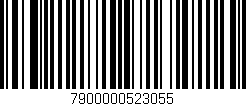 Código de barras (EAN, GTIN, SKU, ISBN): '7900000523055'