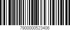 Código de barras (EAN, GTIN, SKU, ISBN): '7900000523406'