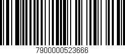Código de barras (EAN, GTIN, SKU, ISBN): '7900000523666'
