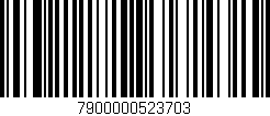 Código de barras (EAN, GTIN, SKU, ISBN): '7900000523703'