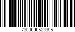 Código de barras (EAN, GTIN, SKU, ISBN): '7900000523895'