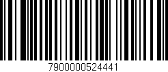Código de barras (EAN, GTIN, SKU, ISBN): '7900000524441'