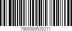 Código de barras (EAN, GTIN, SKU, ISBN): '7900000525271'