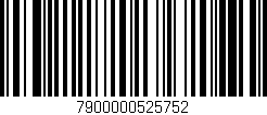 Código de barras (EAN, GTIN, SKU, ISBN): '7900000525752'