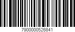 Código de barras (EAN, GTIN, SKU, ISBN): '7900000526841'