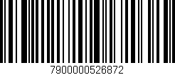Código de barras (EAN, GTIN, SKU, ISBN): '7900000526872'