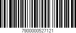 Código de barras (EAN, GTIN, SKU, ISBN): '7900000527121'