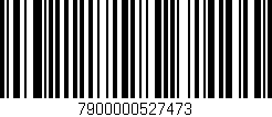 Código de barras (EAN, GTIN, SKU, ISBN): '7900000527473'