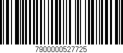 Código de barras (EAN, GTIN, SKU, ISBN): '7900000527725'