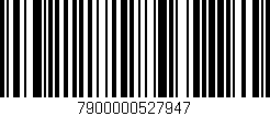 Código de barras (EAN, GTIN, SKU, ISBN): '7900000527947'