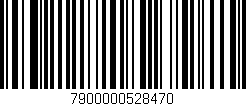 Código de barras (EAN, GTIN, SKU, ISBN): '7900000528470'