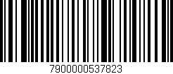 Código de barras (EAN, GTIN, SKU, ISBN): '7900000537823'