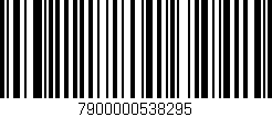 Código de barras (EAN, GTIN, SKU, ISBN): '7900000538295'