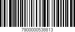 Código de barras (EAN, GTIN, SKU, ISBN): '7900000538813'