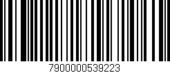 Código de barras (EAN, GTIN, SKU, ISBN): '7900000539223'