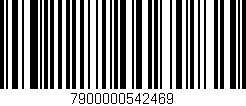 Código de barras (EAN, GTIN, SKU, ISBN): '7900000542469'
