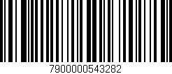 Código de barras (EAN, GTIN, SKU, ISBN): '7900000543282'