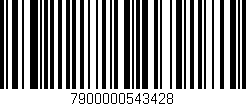 Código de barras (EAN, GTIN, SKU, ISBN): '7900000543428'