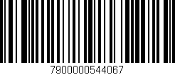 Código de barras (EAN, GTIN, SKU, ISBN): '7900000544067'