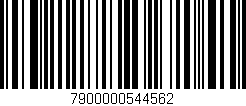 Código de barras (EAN, GTIN, SKU, ISBN): '7900000544562'