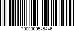 Código de barras (EAN, GTIN, SKU, ISBN): '7900000545446'