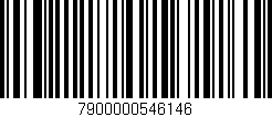 Código de barras (EAN, GTIN, SKU, ISBN): '7900000546146'