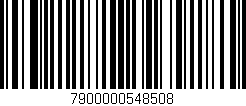 Código de barras (EAN, GTIN, SKU, ISBN): '7900000548508'