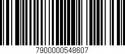 Código de barras (EAN, GTIN, SKU, ISBN): '7900000548607'