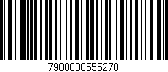 Código de barras (EAN, GTIN, SKU, ISBN): '7900000555278'