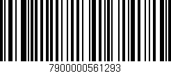 Código de barras (EAN, GTIN, SKU, ISBN): '7900000561293'