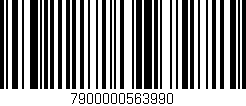 Código de barras (EAN, GTIN, SKU, ISBN): '7900000563990'