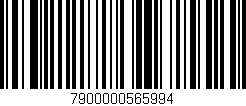 Código de barras (EAN, GTIN, SKU, ISBN): '7900000565994'