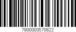 Código de barras (EAN, GTIN, SKU, ISBN): '7900000570622'